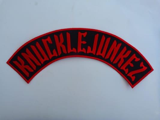 Knucklejunkez biker Patch