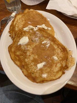 Grandmas sampler pancakes