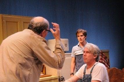 David Warren Keith*, Howard Swain* and Max Rosenal* in The Drawer Boy (photo - Jay Yamada)