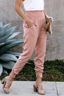 Pocketed Cotton Joggers