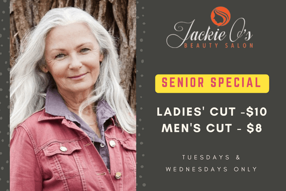 Senior Special on Tuesdays and Wednesdays | Jackie O's Beauty Salon