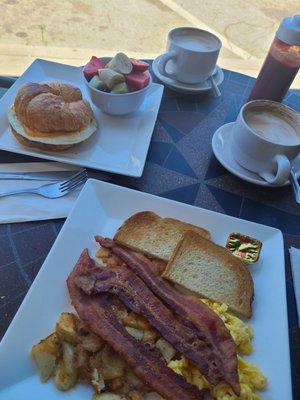 Croissant Breakfast and Morning Bliss