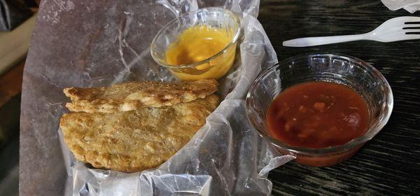 Empanada and Salsa