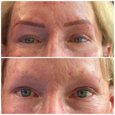 MICROBLADING or POWDER BROWS call/text von-microblading-waxing  at 5865880054