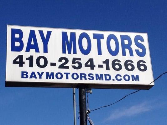 Bay Motors Inc. 6200 Belair Road Baltimore MD 21206 410-254-1666 www.baymotorsmd.com