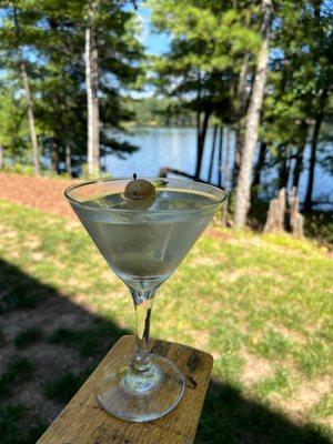 Clawson Lake Martini on the shores of Clawson Lake.