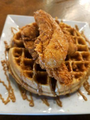 Chicken and waffle