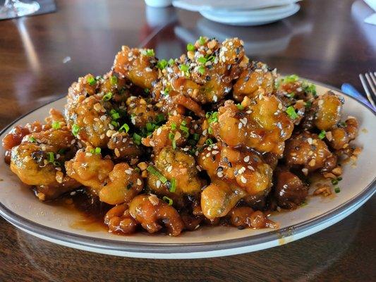 General Tso's broccoli