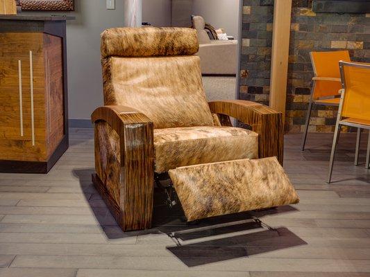 Our original recliner design "The Speakeasy"