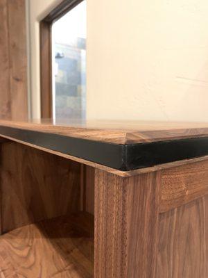 Custom Furniture: Hand Made Record Cabinet in Black Walnut