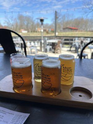 Flight of all the hoppy options