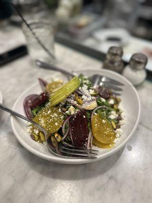 Arugula beet salad