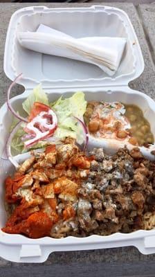 #6 combo platter - chicken & gyro