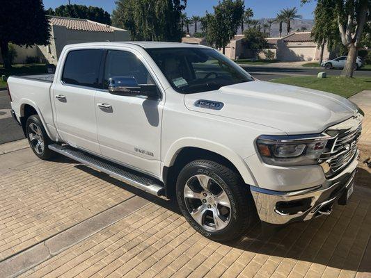 Purchased this beautiful 2019 Ram from I-10 Dodge.