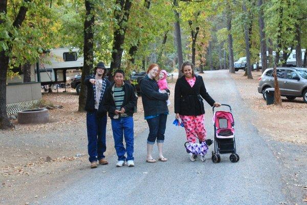 morning walk on the campgrounds