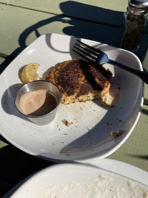 Crab Cake with Ramaloude sauce