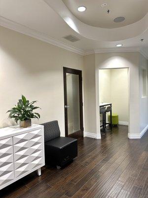 We provide a comfortable workspace during your dental visit.