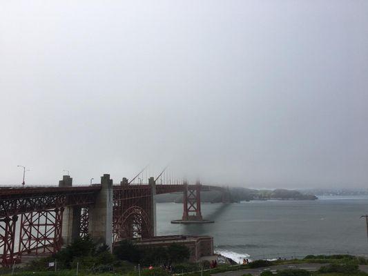 Picture of the magnificent Golden Gate Bridge in San Francisco taken by Dr Parmar.