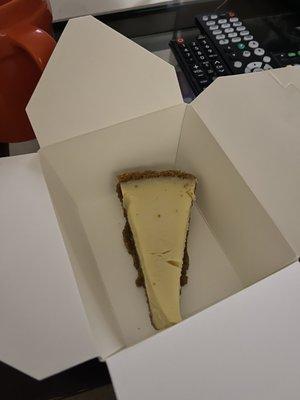 Received Key lime pie