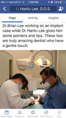 Dr Brian Lee and Dr Hanfu Lee are amazing dentists with gentle hands.