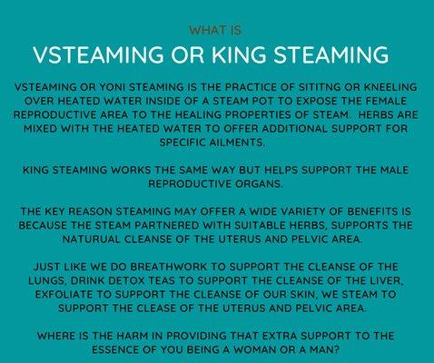 What is Vsteaming of King Steaming?