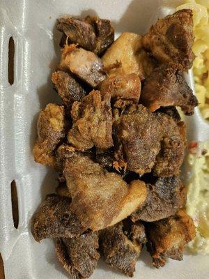 Griot: Haitian braised fried pork, highly recommended