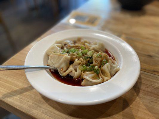 Spicy Wontons.  When you want that punch in your cheek