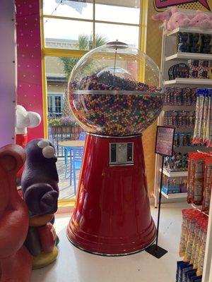 Big ol' gum ball dispenser.