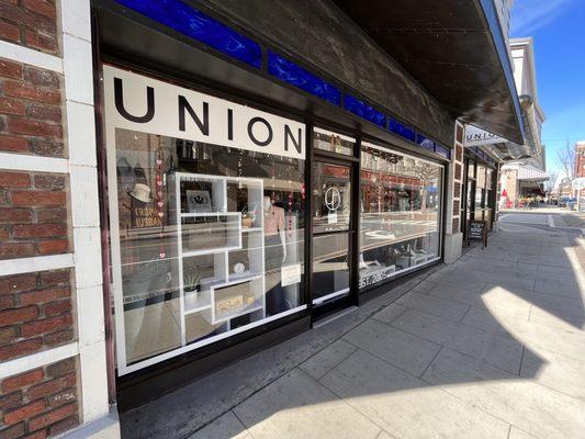 The Outside of Union Boutique