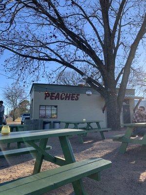 picnic seating area