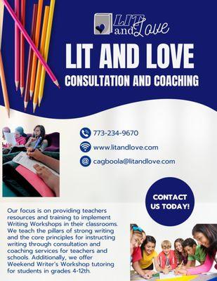 Consultations for educators and schools.