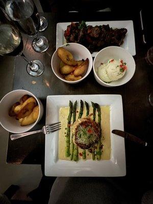 Jumbo Lump Crab Cake and Signature Spicy Caribbean Braised Oxtail Absolutely Incredible !!!