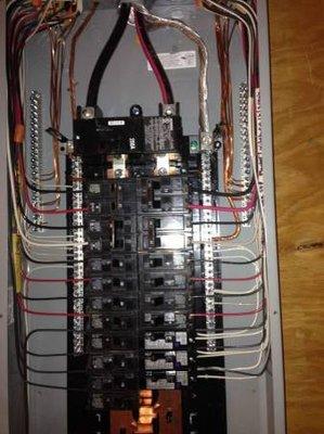 Panel upgrade due to water damage