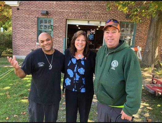 Senator Sue Serino hanging out with the staff at Quiet Cove..