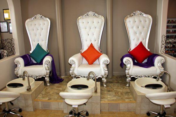 King/Queen Throne pedicure Chairs