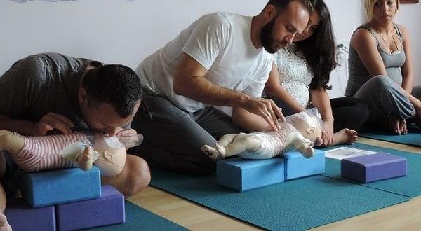 CPR class - even good for daddies!