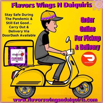 Avoid the crowd! Get your Flavors Wings delivered. Order online or through DoorDash.