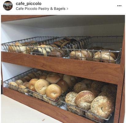 Freshly made bagels everyday!