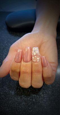 Dip nails with designs