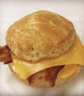 Breakfast Bacon, Egg & Cheese Biscuit