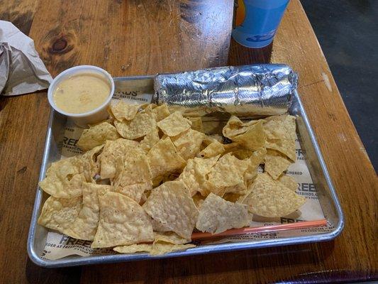 Burrito goodness! The Freebirds by the job closed!