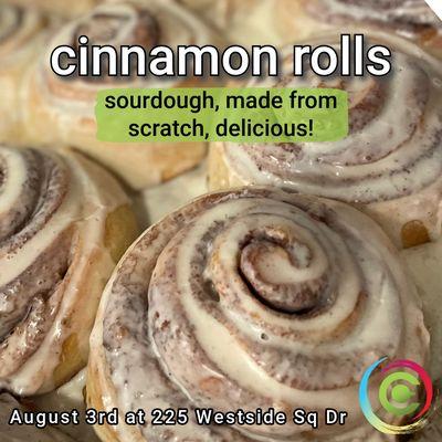 Cinn rolls made from scratch!