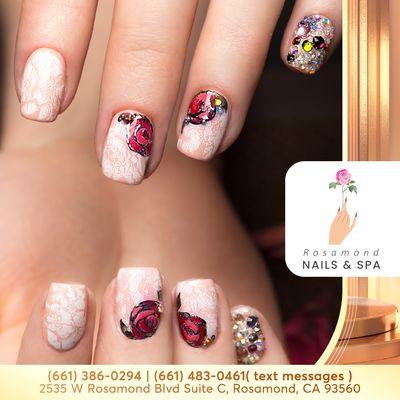 Monotone nails like this go with everything! 
_________________________________
  &  
(661) 386-0294
(