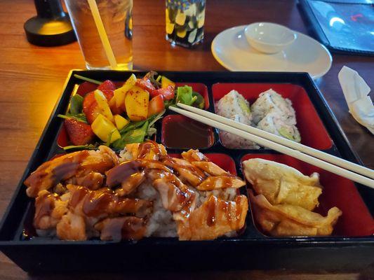 Salmon Teriyaki Bento Lunch