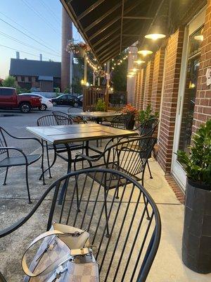 Outdoor seating