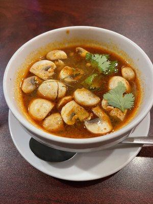 Tom yum soup bowl