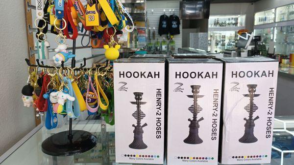 Mini hookahs.