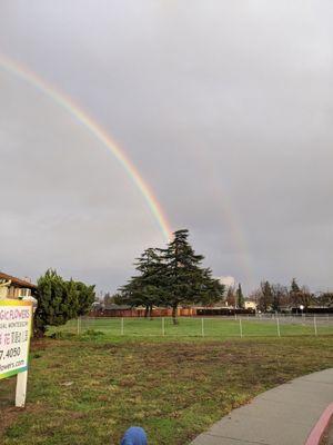 Double rainbow, What does it mean!