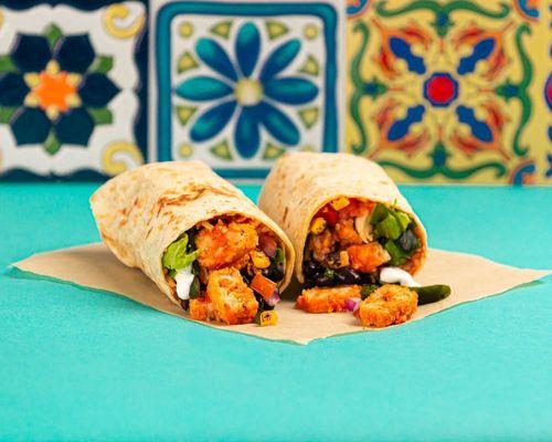 Crispy Poblano Chickin Burrito