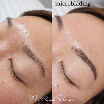 Microblading brows by Sadie #Microblading #Eyebrows